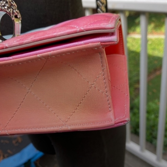 Alexander McQueen Jewelled Ombré Leather Satchel Bag - Picture 10 of 12